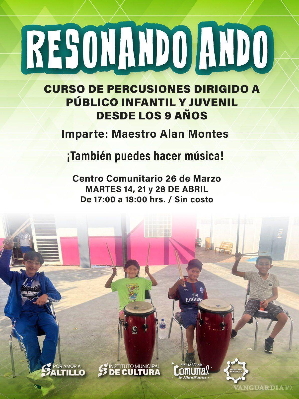 $!Estas son las actividades culturales que llegan a Saltillo por el mes de abril