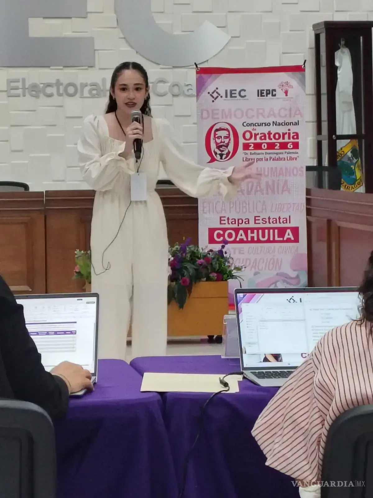 $!La estudiante de séptimo semestre de Ingeniería en Gestión Empresarial superó tres rondas eliminatorias para quedarse con el primer sitio.