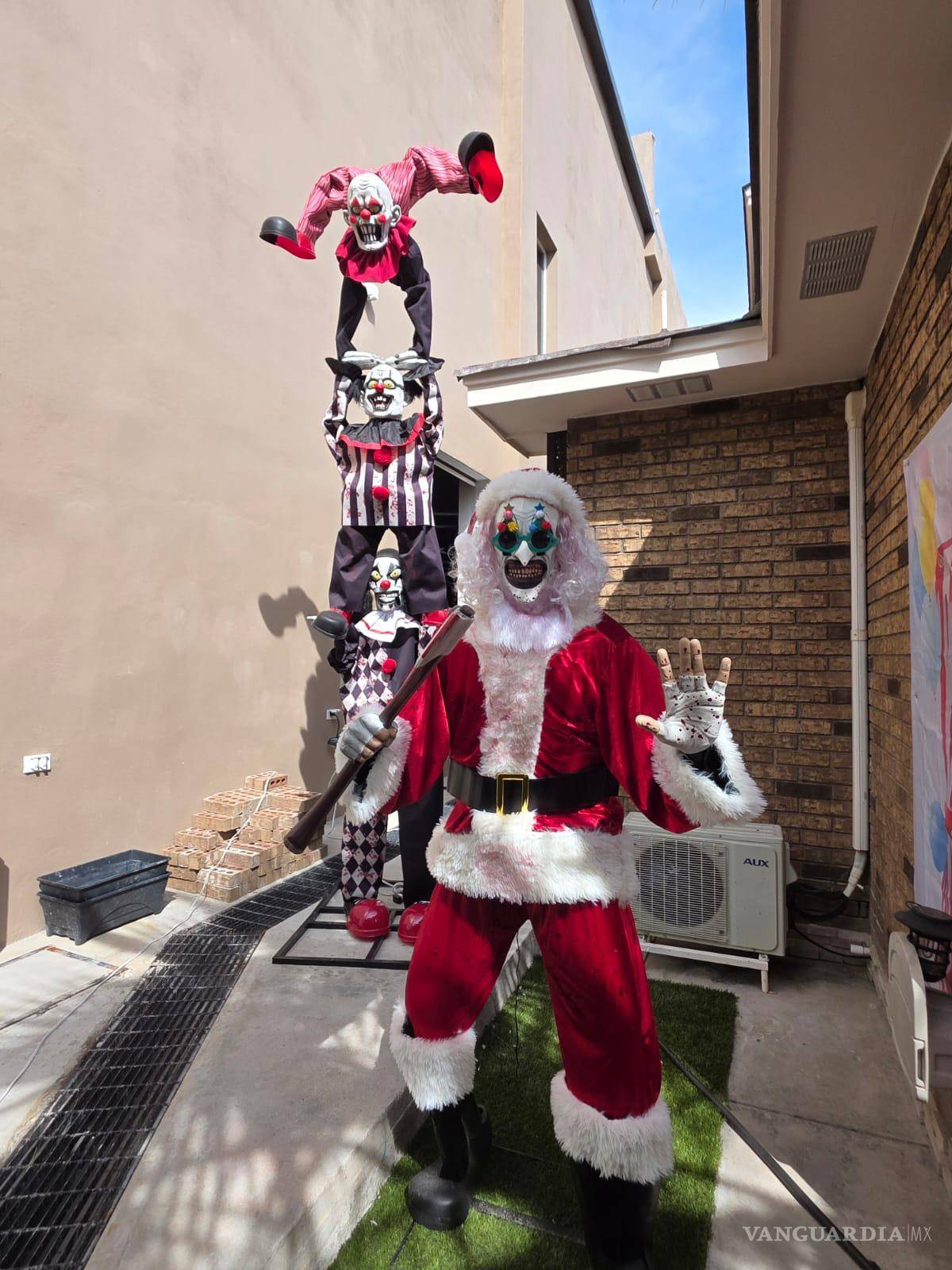 $!Elizabeth Vega transforma su casa en un escenario de terror cada Halloween, atrayendo a decenas de curiosos.