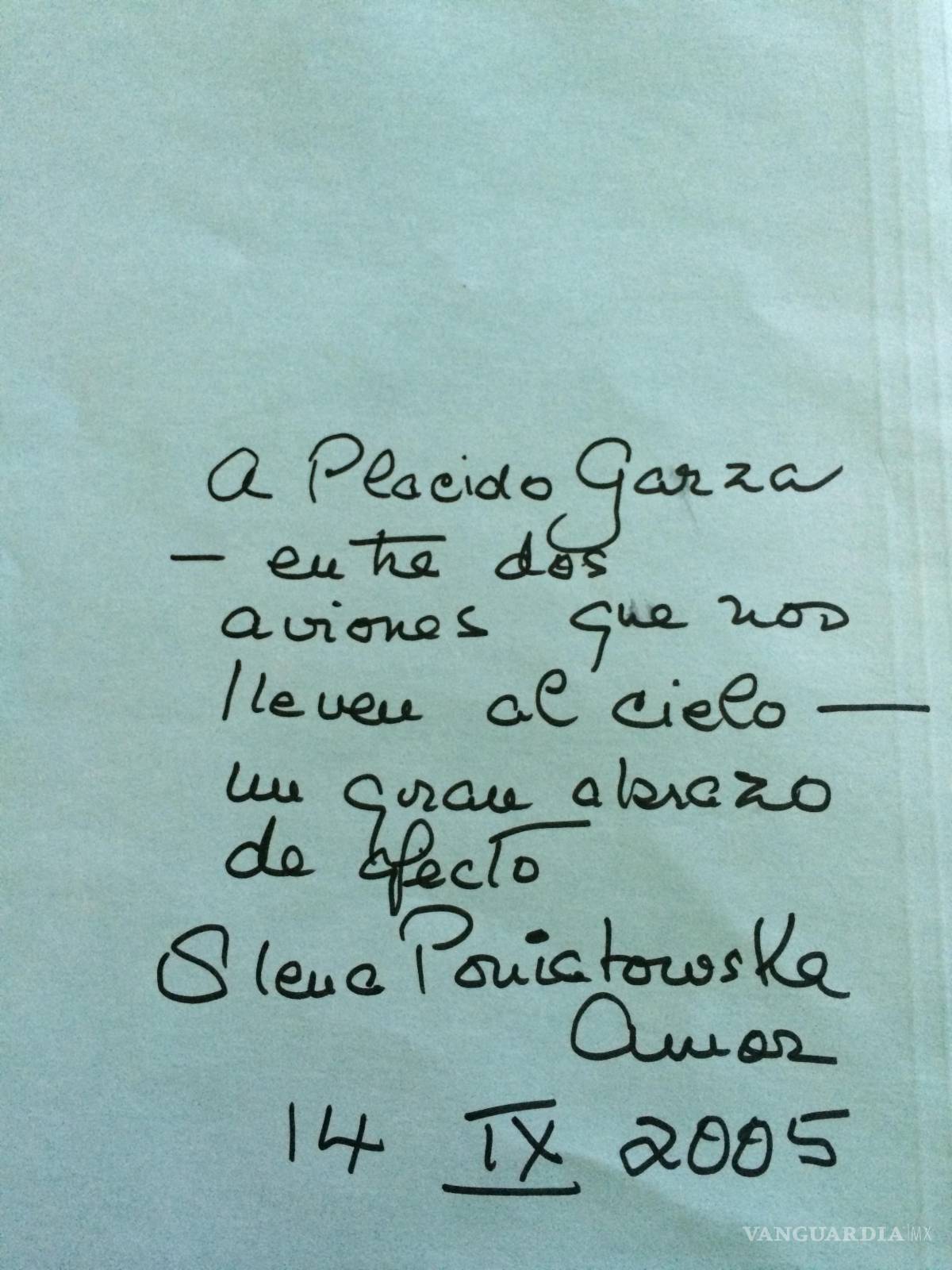 $!Mensaje de Elena Poniatowska el 14 de Sept. del 2005.