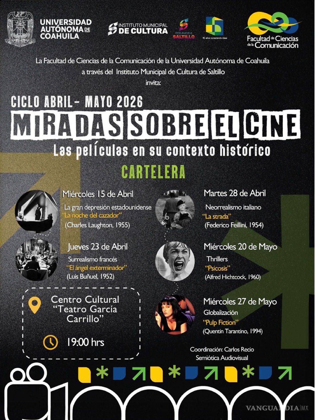 $!Estas son las actividades culturales que llegan a Saltillo por el mes de abril