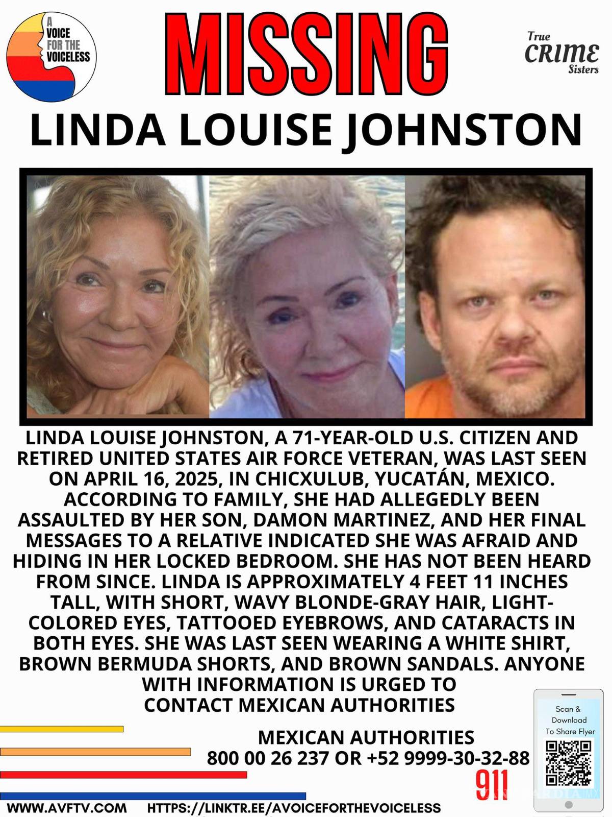 $!Encuentran sin vida a estadounidense desaparecida en Yucatán; su hijo es principal sospechoso