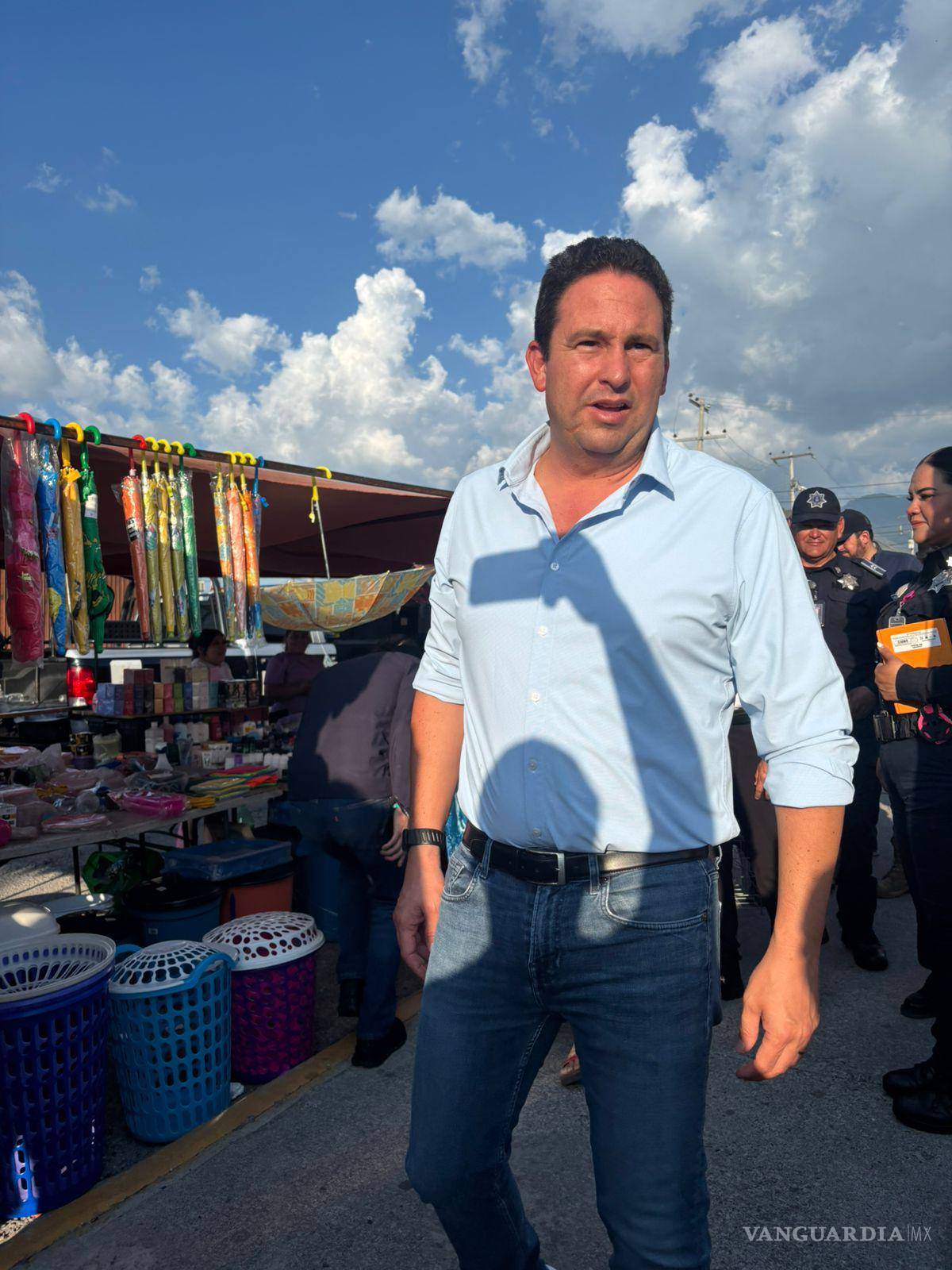 $!Javier Díaz González informó que los recorridos permitirán promover entre la ciudadanía las líneas de atención y herramientas de apoyo disponibles para reportar incidentes y solicitar asistencia.