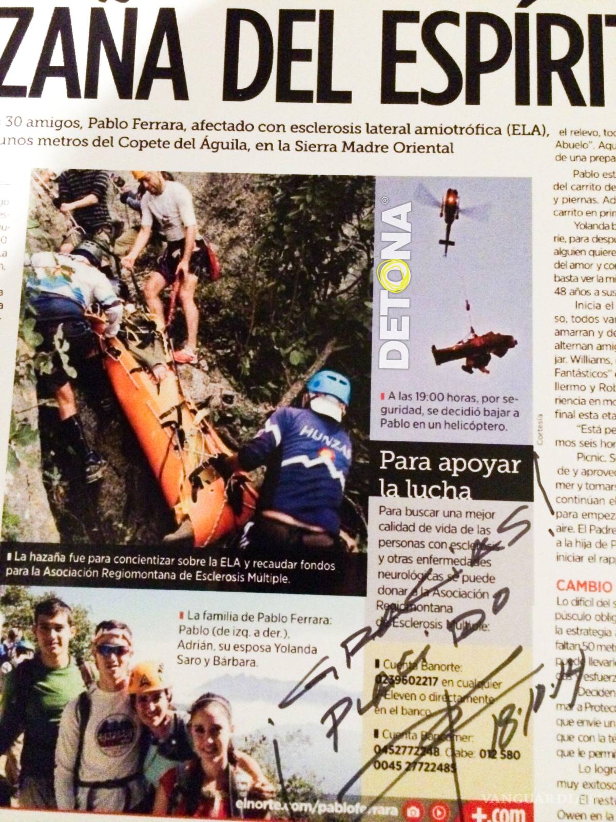 $!Pablo falleció la mañana de este sábado 13 de diciembre en el Hospital Zambrano Hellion, de San Pedro Garza García, municipio donde vivía.