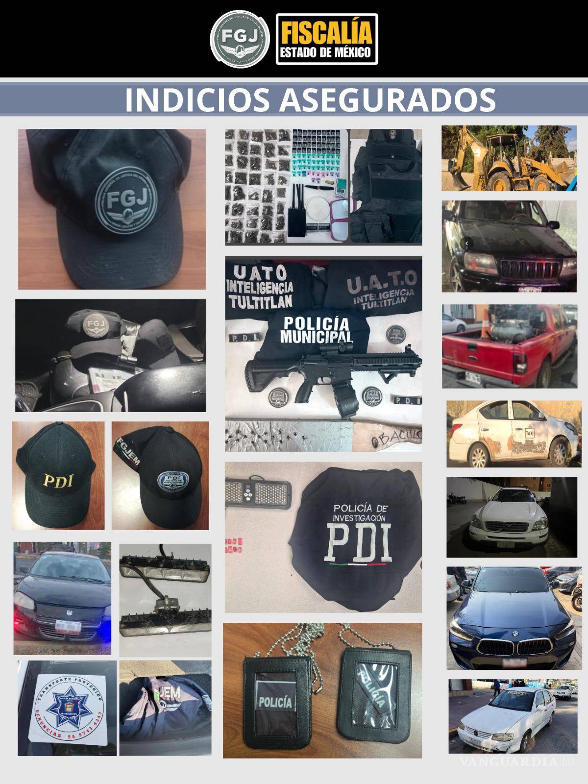 $!La Fiscalía del Edomex informó que algunos agentes fueron dados de baja tras detectarse presuntas conductas ilícitas.