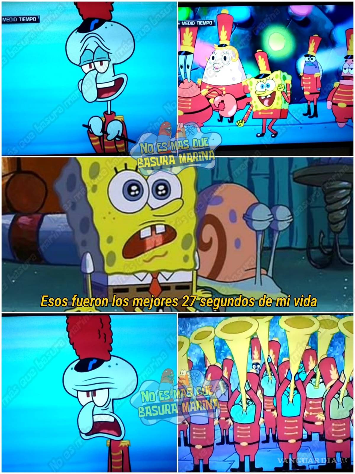 $!Ni 5 segundos duró Bob Esponja en el Súper Bowl... pero los memes no pararán