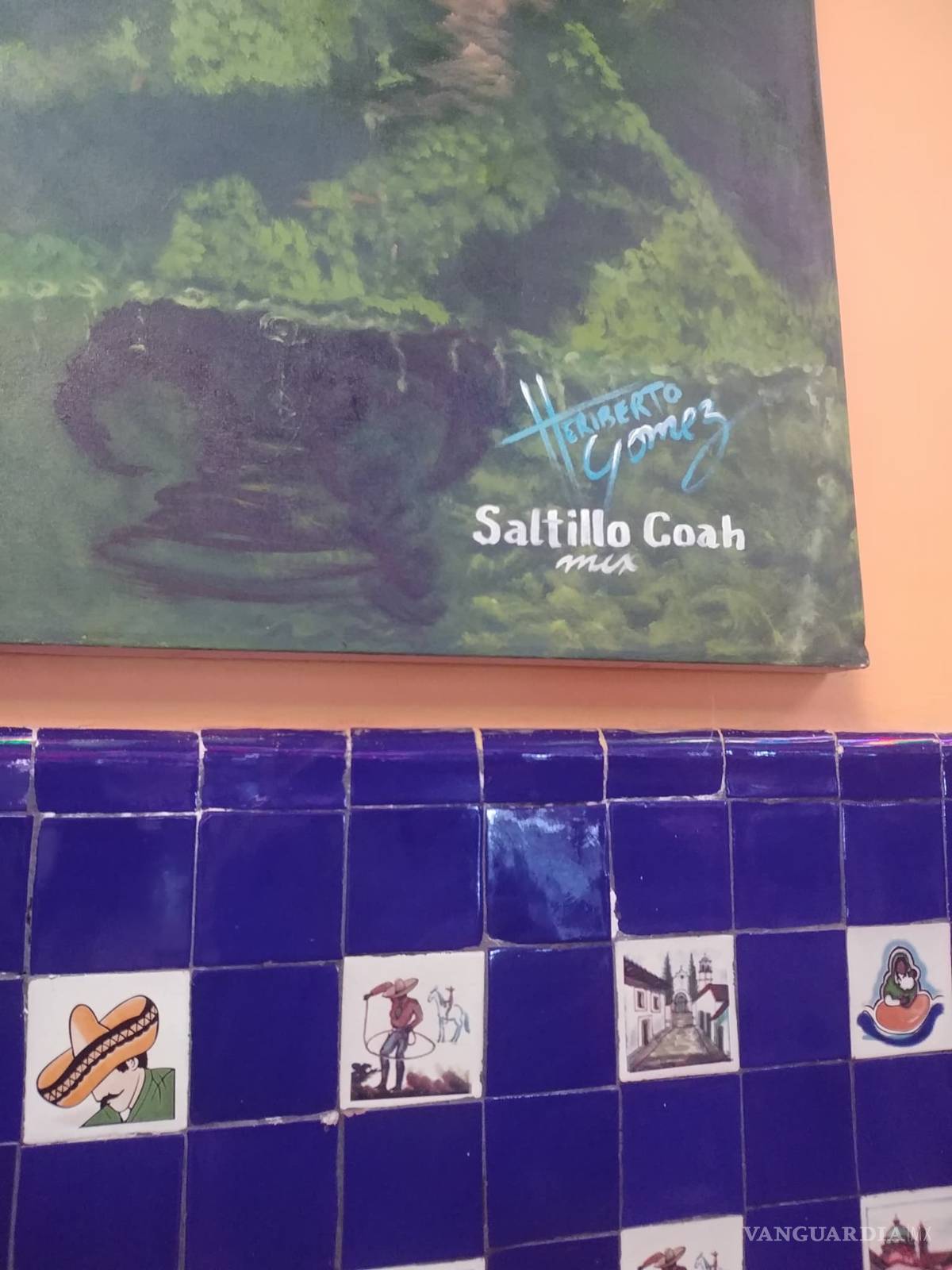 $!Pintor saltillense inmortaliza a Lila Downs en el Tenampa