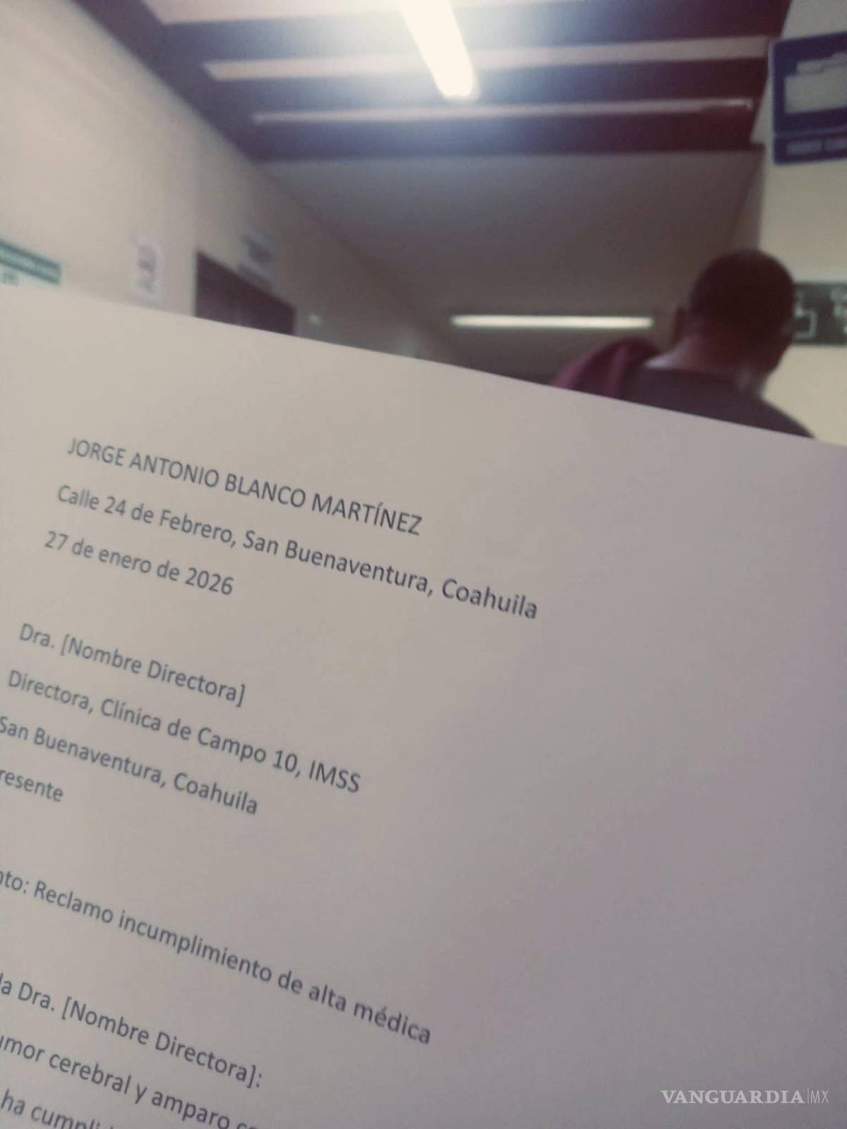 $!El joven dice que ya interpuso una queja ante la Comisión Nacional de los Derechos Humanos (CNDH).