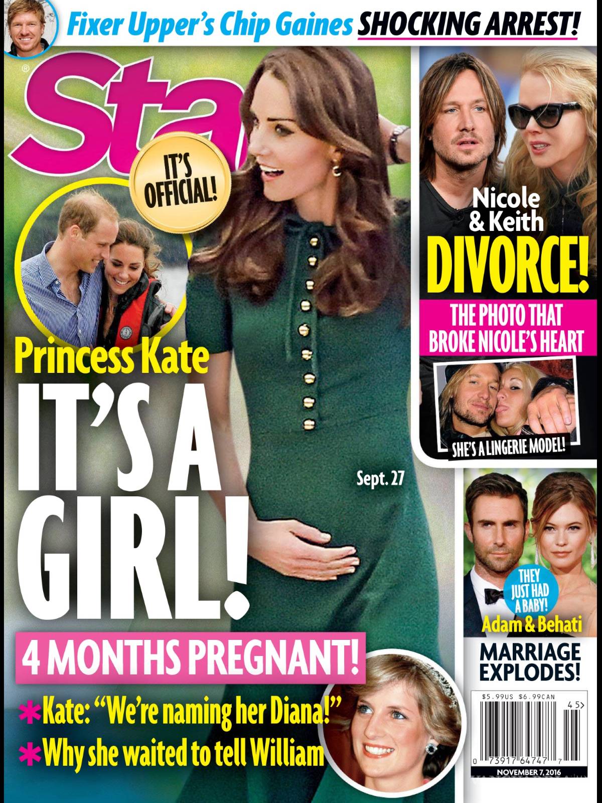 $!¿Los Duques de Cambridge esperan una hija llamada Diana?