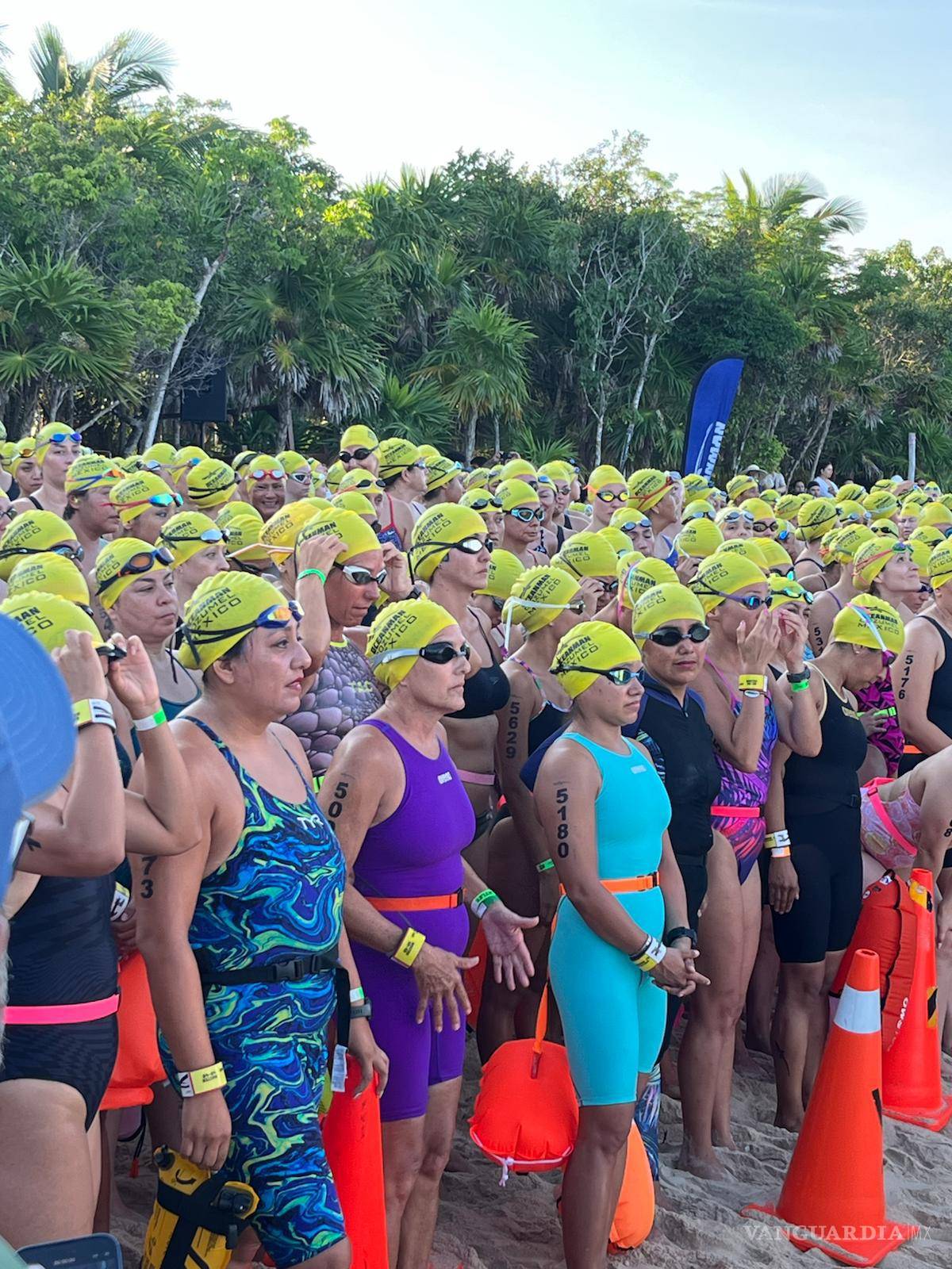 $!Su preparación incluye natación, trabajo en gimnasio y resistencia aeróbica, considerando que la competencia de cinco kilómetros puede equivaler a nadar seis debido a la corriente.