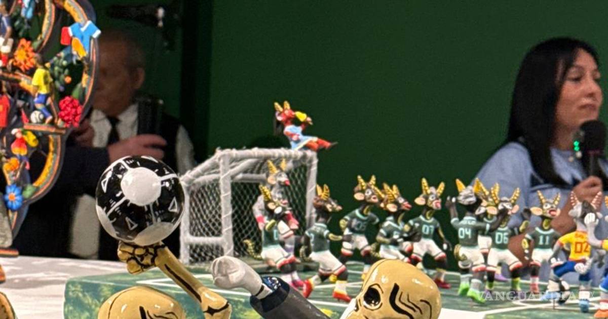 Artesanos mexicanos se inspiran en el fútbol para dar vida a la expo ‘Copa de arte popular Banamex’