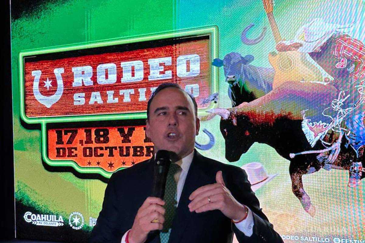 Presenta Manolo Jiménez en CDMX el Rodeo Saltillo 2025