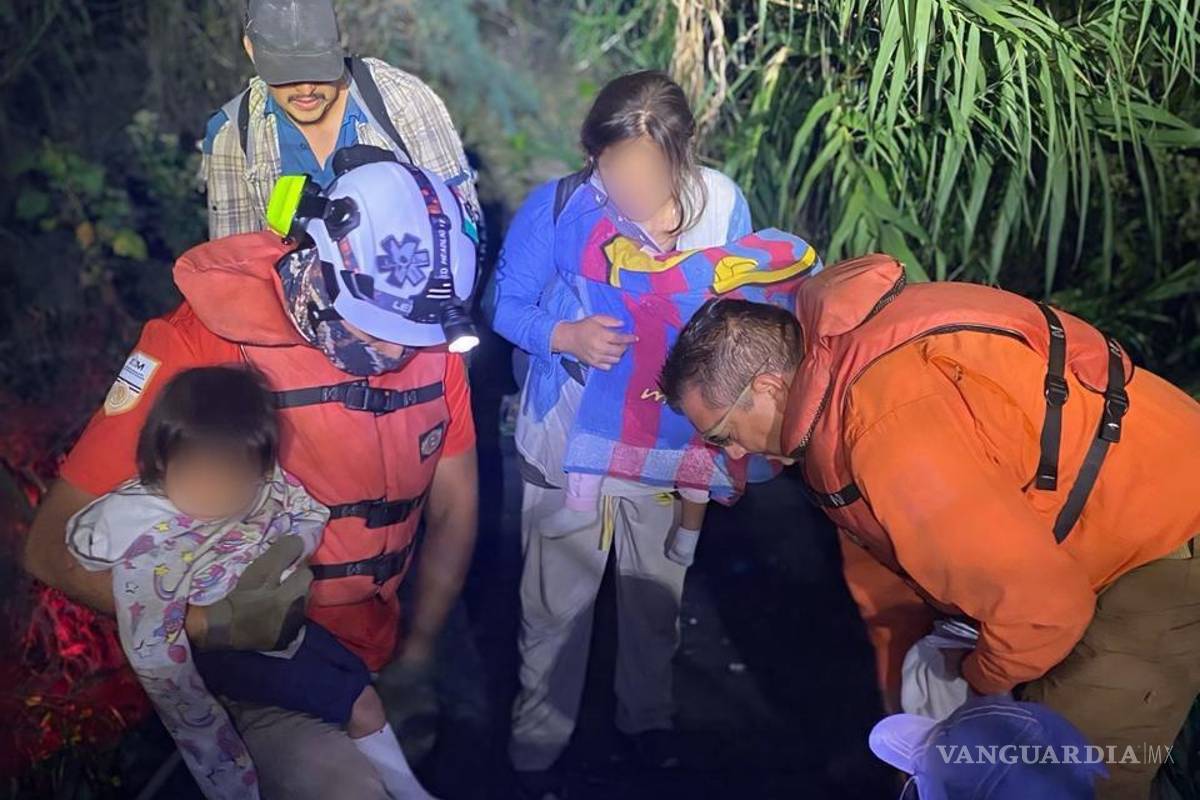 $!Los agentes Beta de Piedras Negras durante las labores de búsqueda y rescate fluvial.