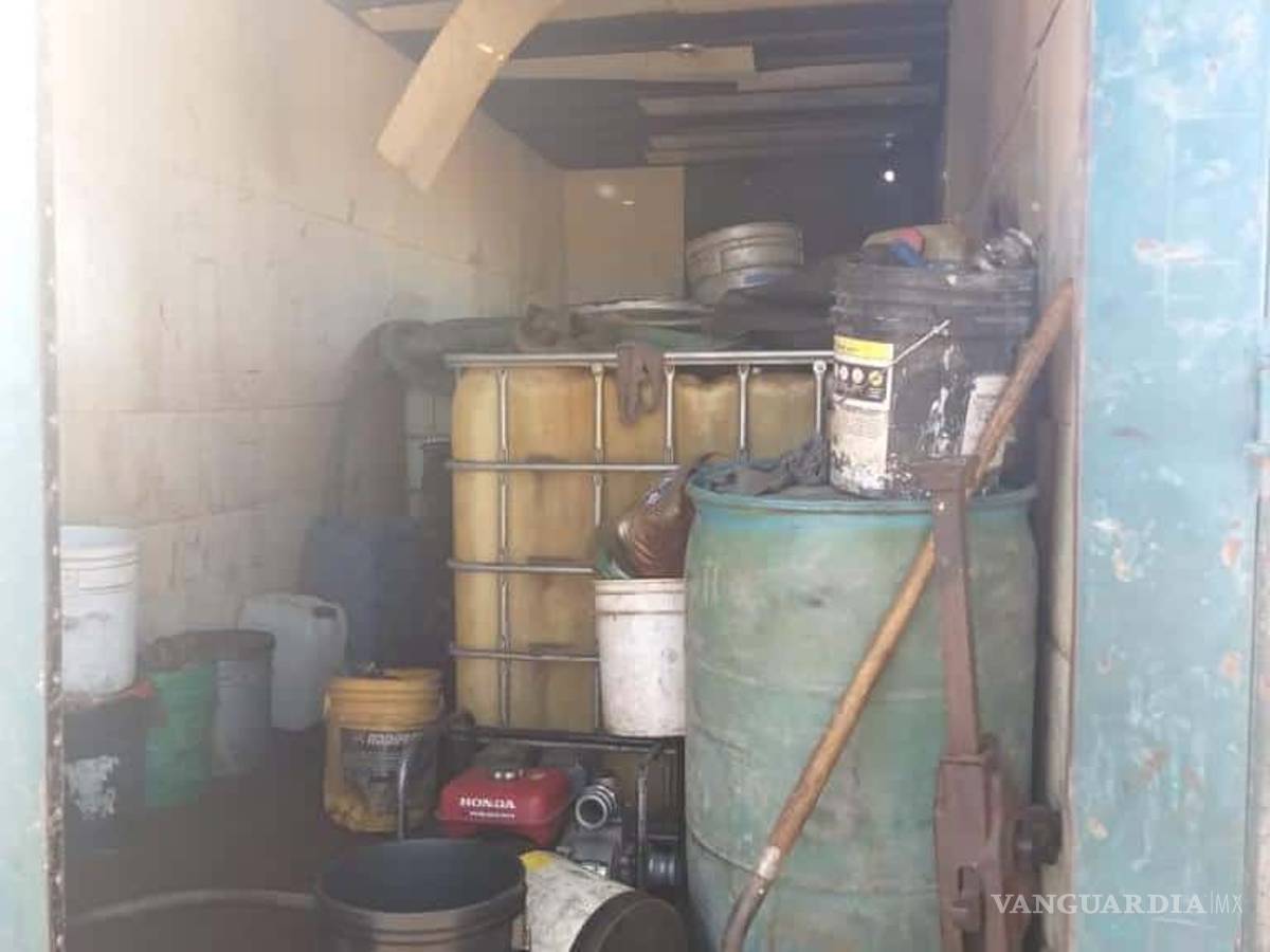 $!Aseguran almacén con más de 140 mil litros de hidrocarburos en Sonora