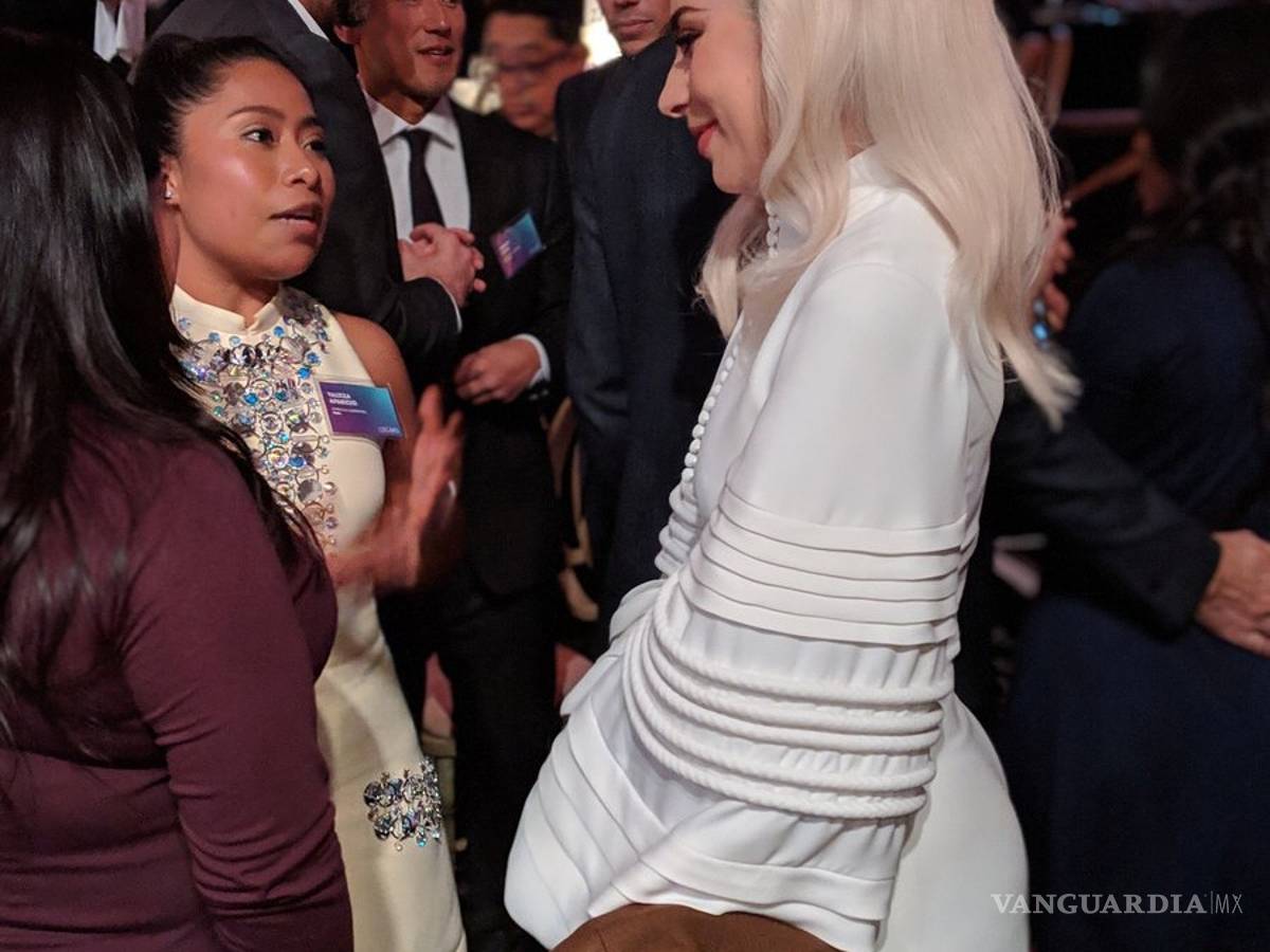 $!El encuentro entre Yalitza Aparicio y Lady Gaga