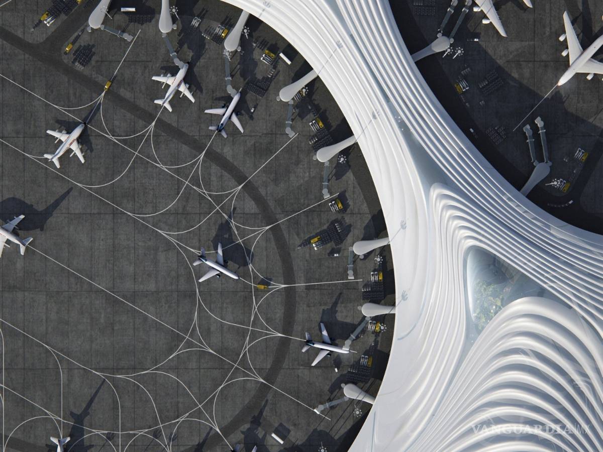 $!El Aeropuerto Internacional Harbin Taiping en China es un surrealista escenario interestelar