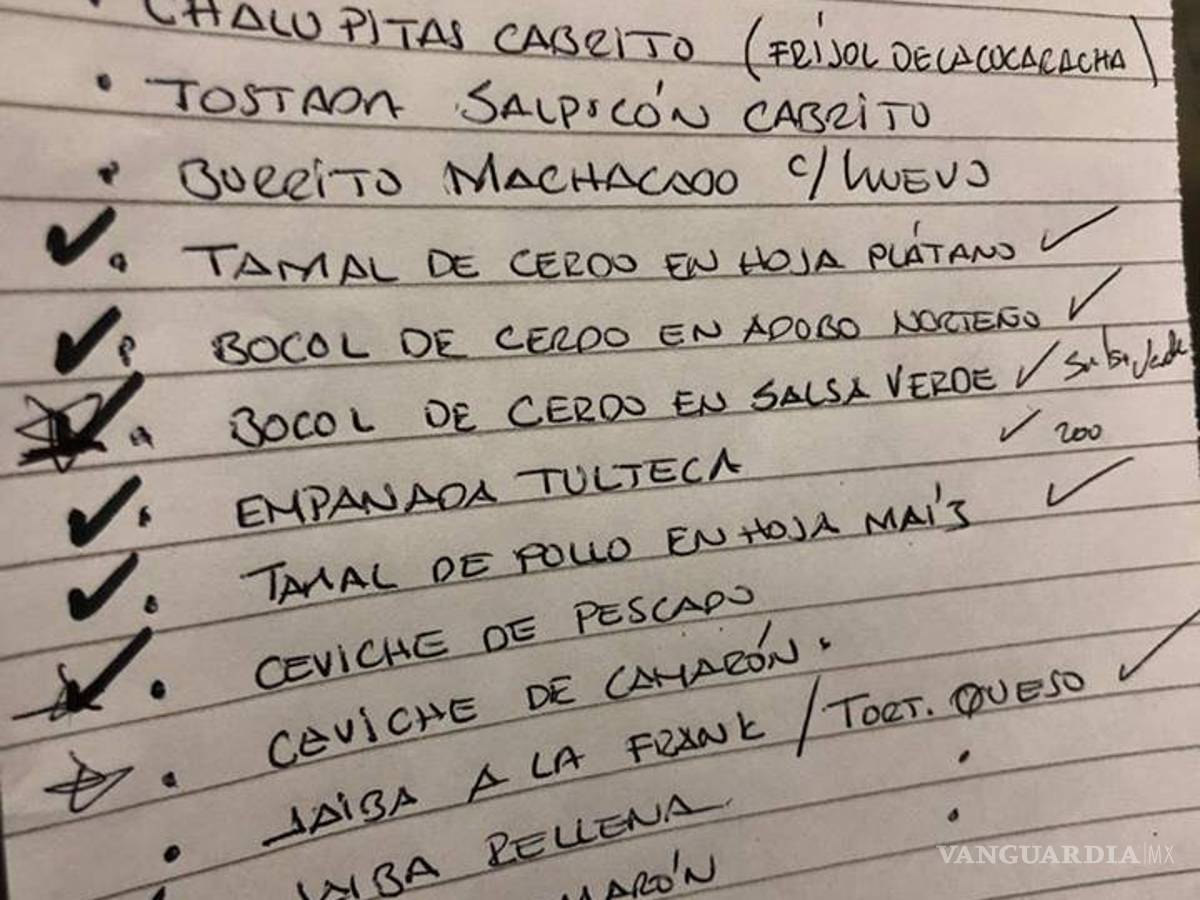 $!El Papa Francisco comerá cabrito, tortillas de harina y machacado con huevo gracias al chef saltillense Juan Ramón Cárdenas