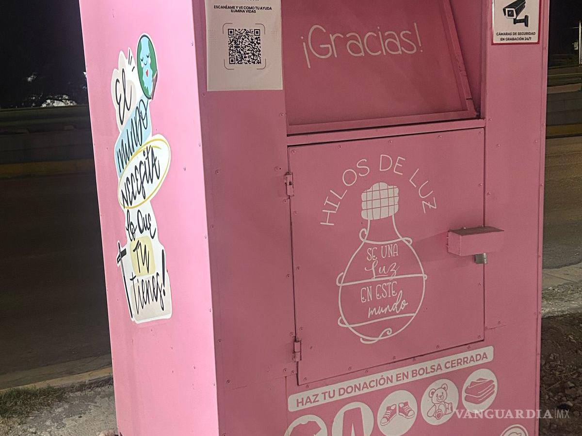 $!Los contenedores de Hilos de Luz permiten que ciudadanos depositen ropa, calzado y juguetes en buen estado, asegurando que las donaciones lleguen a quienes más lo necesitan.