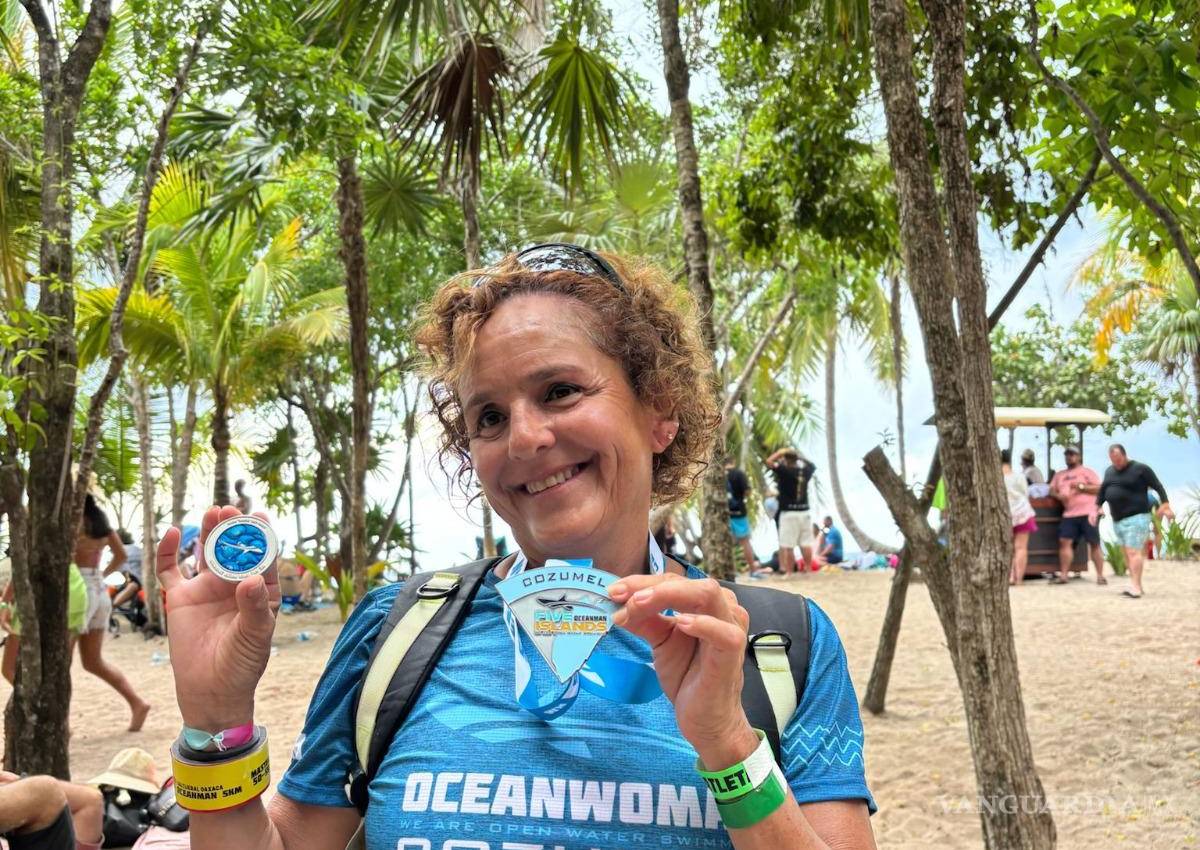 Busca patrocinios Gaby Saltijeral, saltillense clasificada al Mundial de nado en aguas abiertas en Dubai