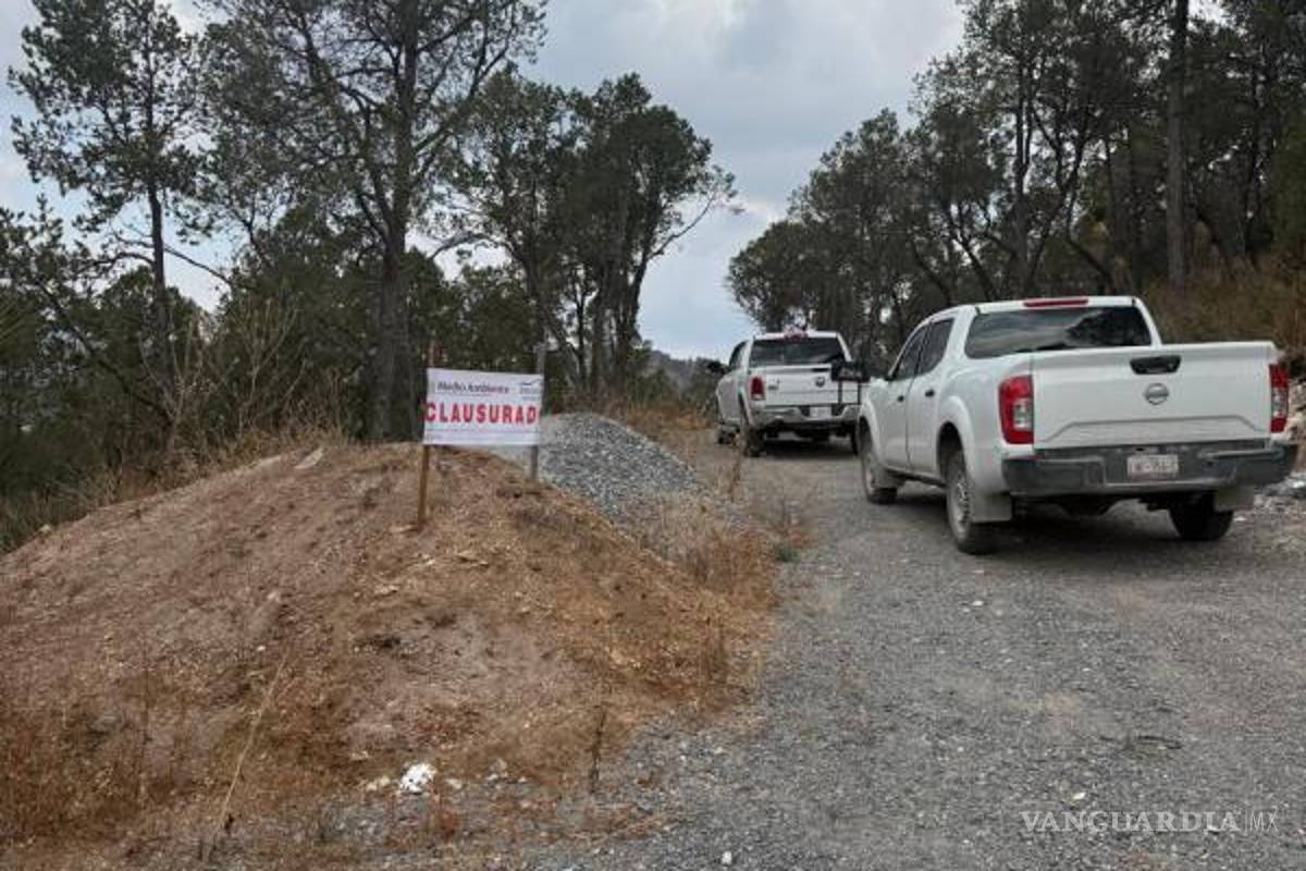 $!La Profepa también ordenó la clausura temporal de trabajos relacionados con el Acueducto 1000 de Aguas de Saltillo, al señalar afectaciones a ecosistemas forestales en la Región Sureste de Coahuila.