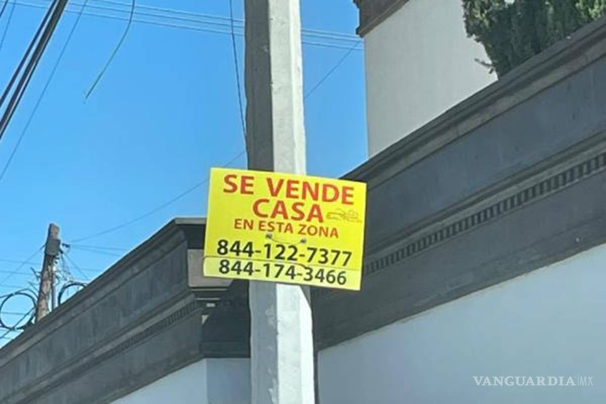 $!Las propiedades en venta suelen pertenecer a personas mayores o herederos que ya habitan en otros sectores, principalmente al norte de Saltillo.