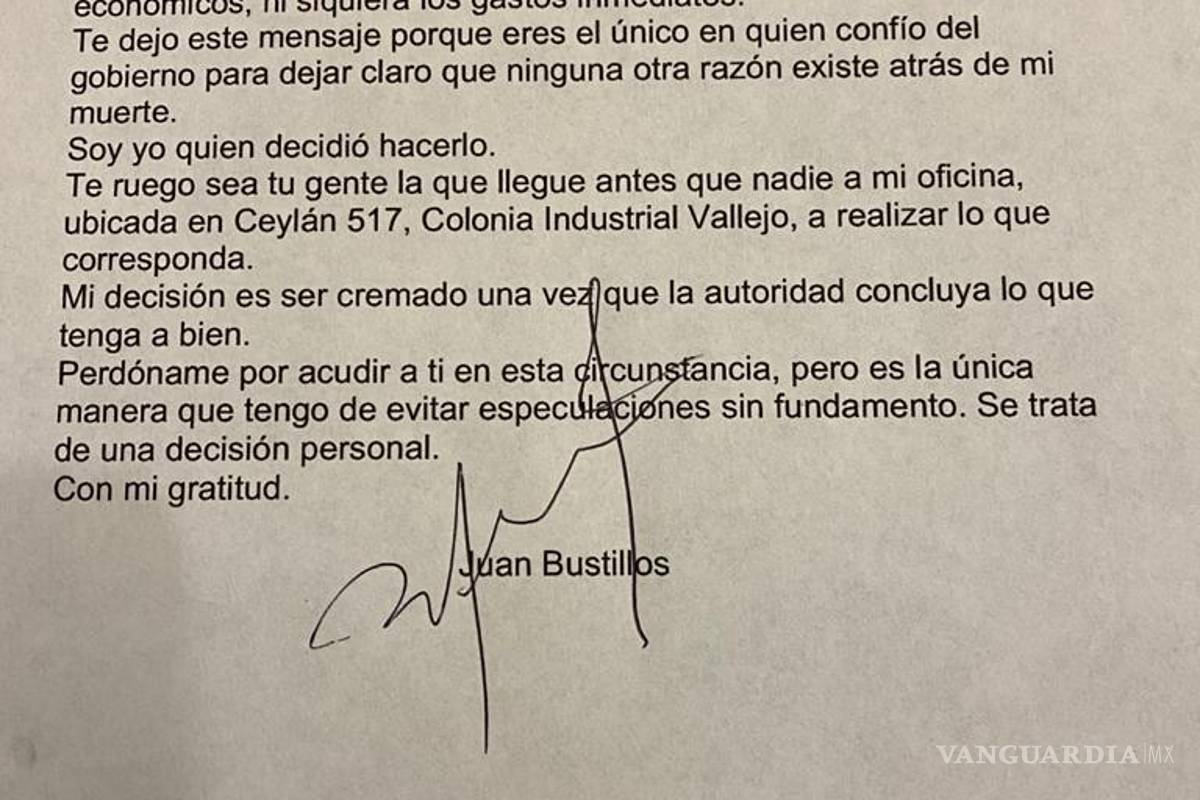 $!Se suicida el periodista Juan Ramón Bustillos en la CDMX; deja carta a Omar García Harfuch