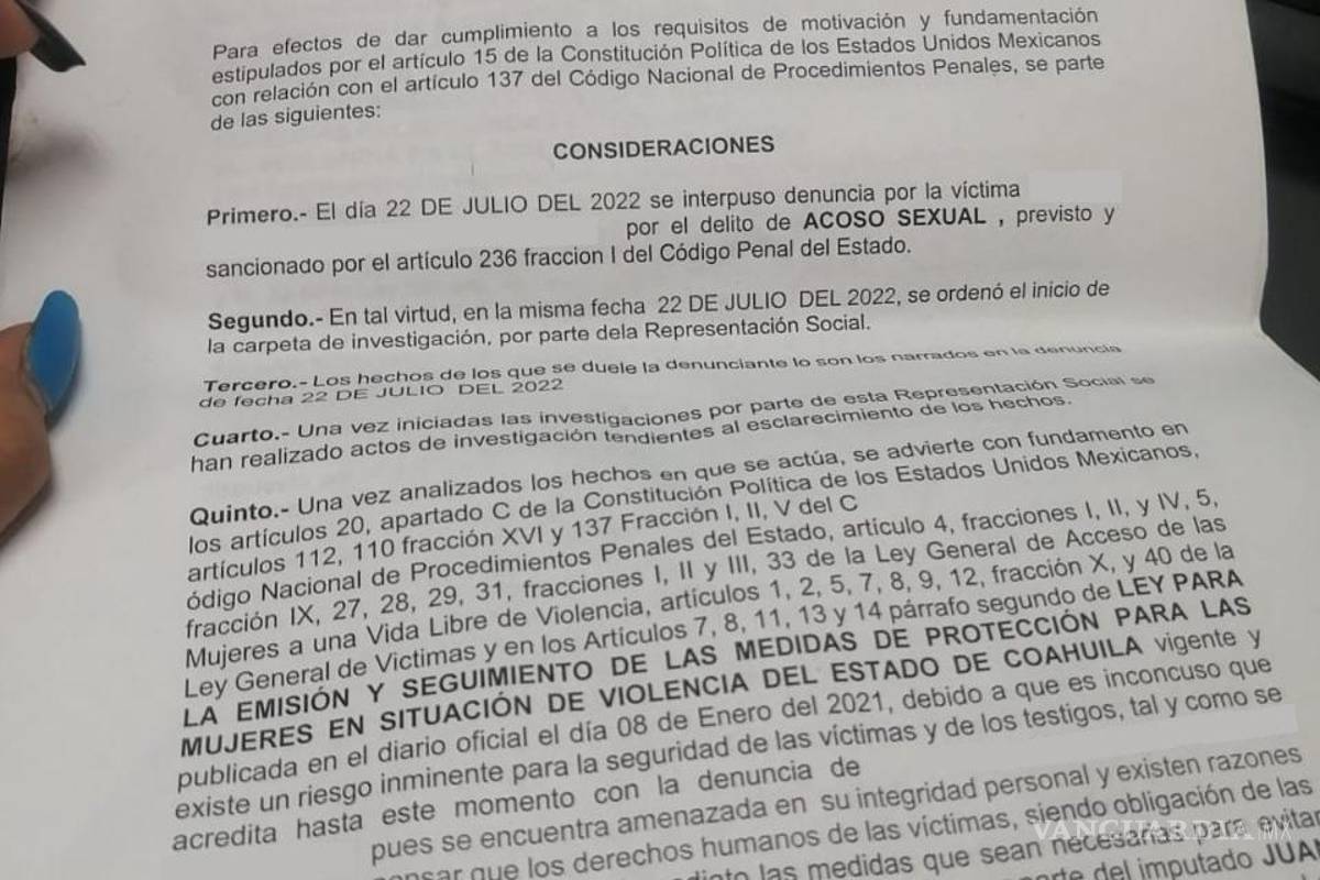 Denuncian por acoso sexual a director de Seguridad Pública de Monclova