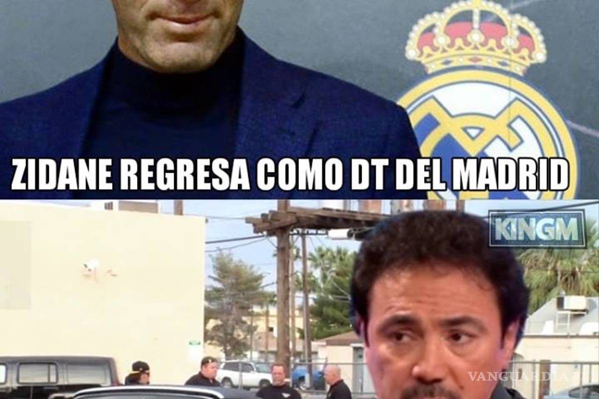 Los memes del regreso de Zidane al Real Madrid