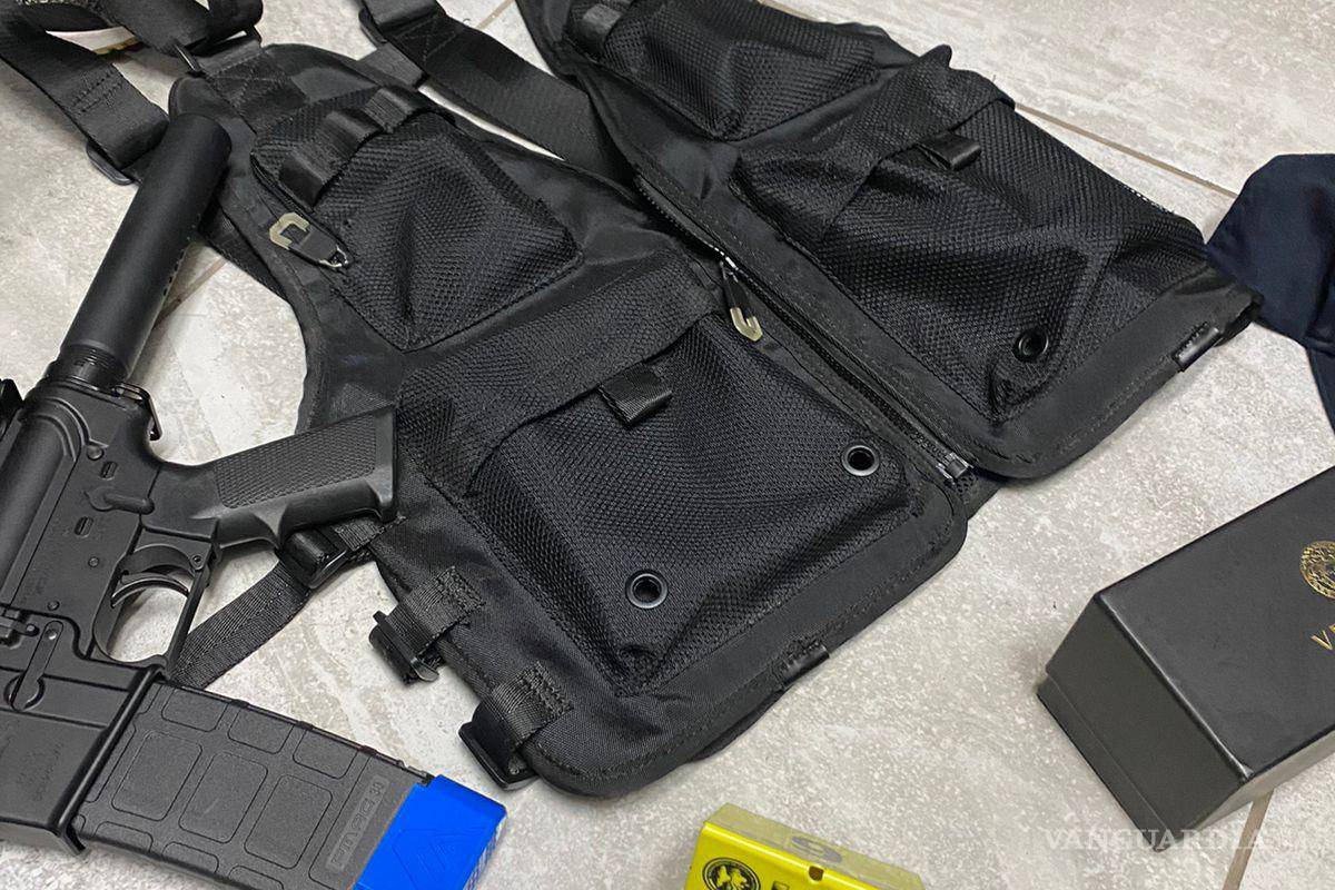 Hallan armas en domicilio cateado en Nuevo León por violencia familiar