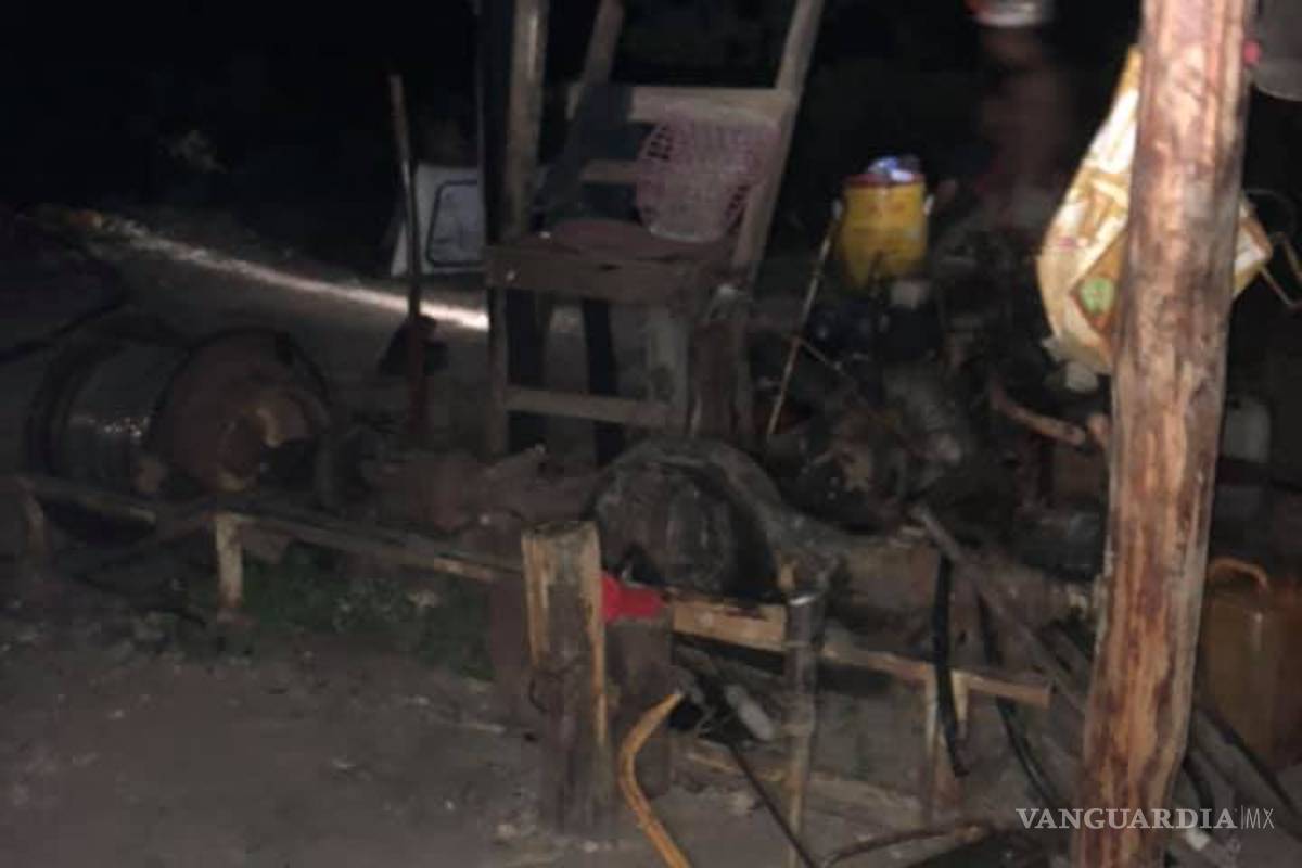 Trabajador queda atrapado tras derrumbe de una mina en Múzquiz, Coahuila