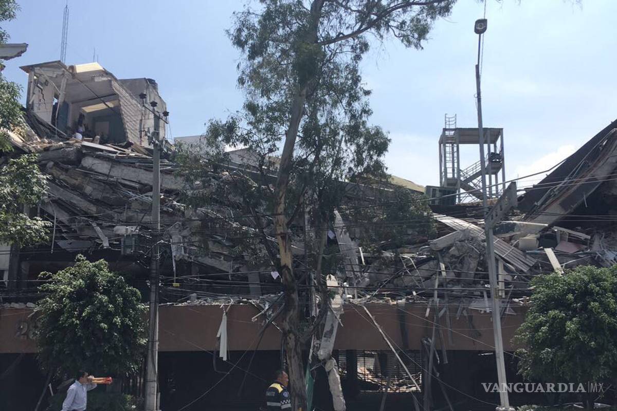 $!Fotos del desastre que dejó el sismo en la Ciudad de México