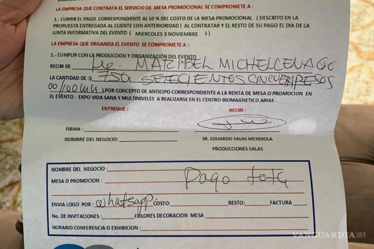 Organizador de Expo vida sana y multinivel en Saltillo se encuentra desaparecido; víctimas de estafa preparan denuncia