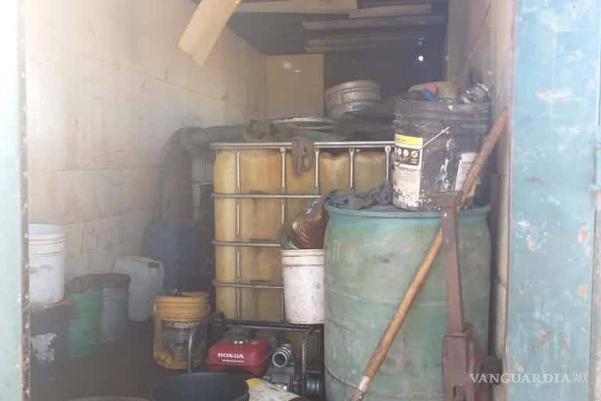 $!Aseguran almacén con más de 140 mil litros de hidrocarburos en Sonora