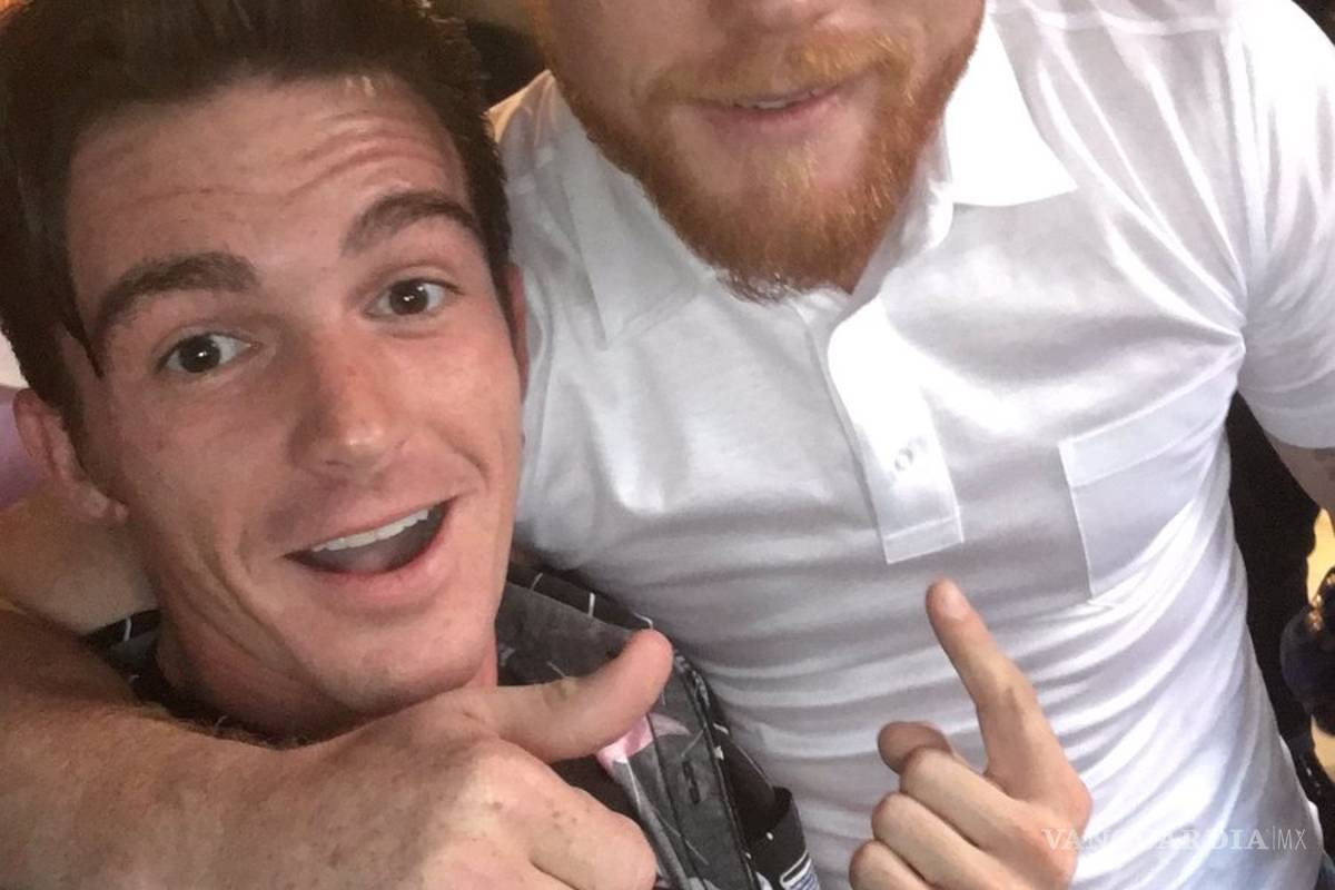 Drake Bell presumió su amistad con el 'Canelo' Álvarez