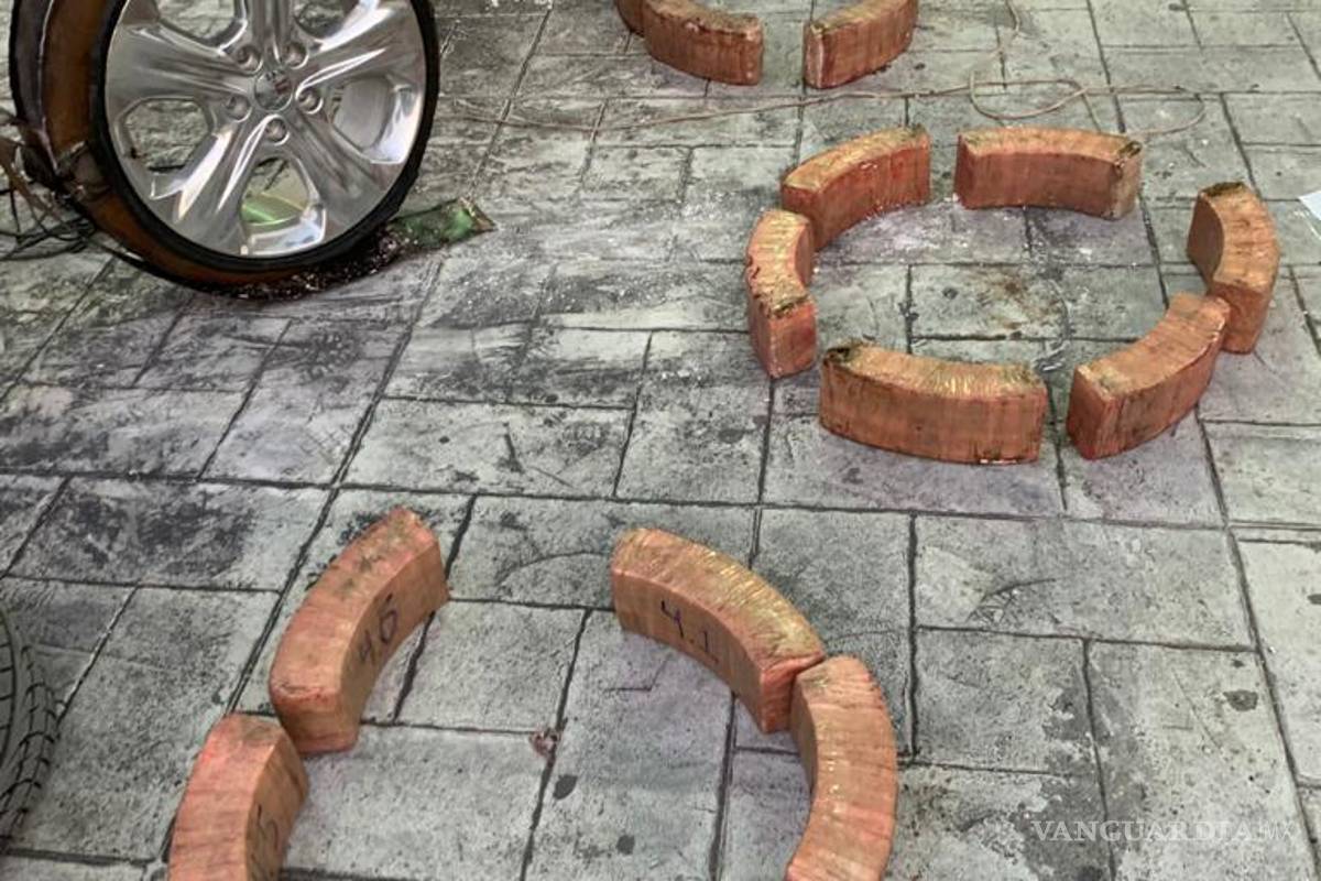 Pareja es detenida en carretera a Reynosa con droga en las llantas de su camioneta