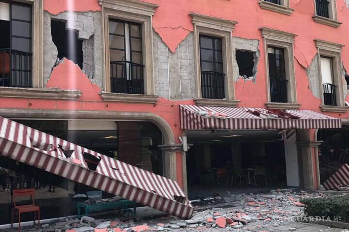 $!Fotos del desastre que dejó el sismo en la Ciudad de México