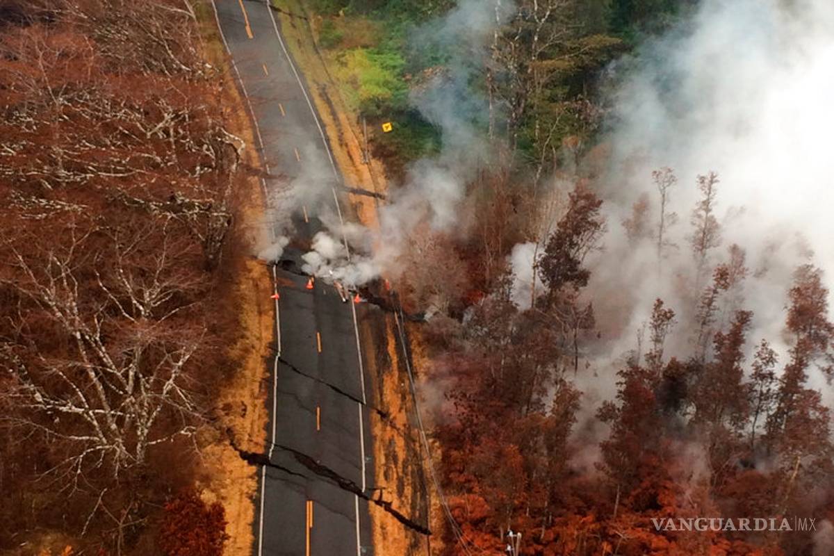 $!Impresionantes imágenes de la erupción del volcán Kilauea, en Hawái
