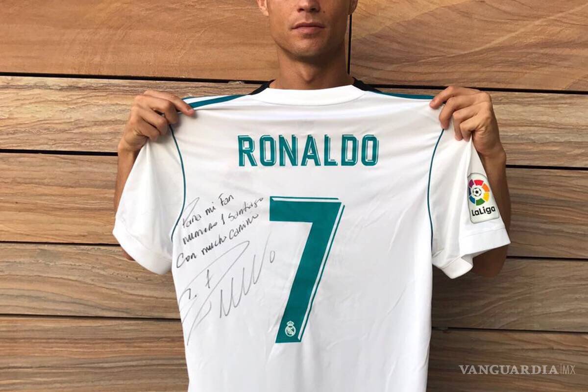 “Para mi fan número 1, Santiago”, Cristiano Ronaldo responde a familia de niño muerto en el Rébsamen