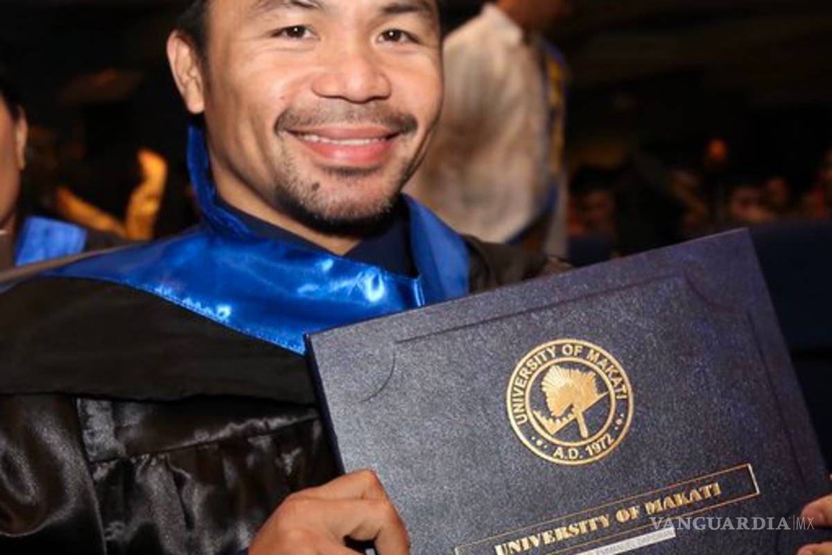 ¡Viejos los cerros!; Manny Pacquiao se gradúa a los 40 años