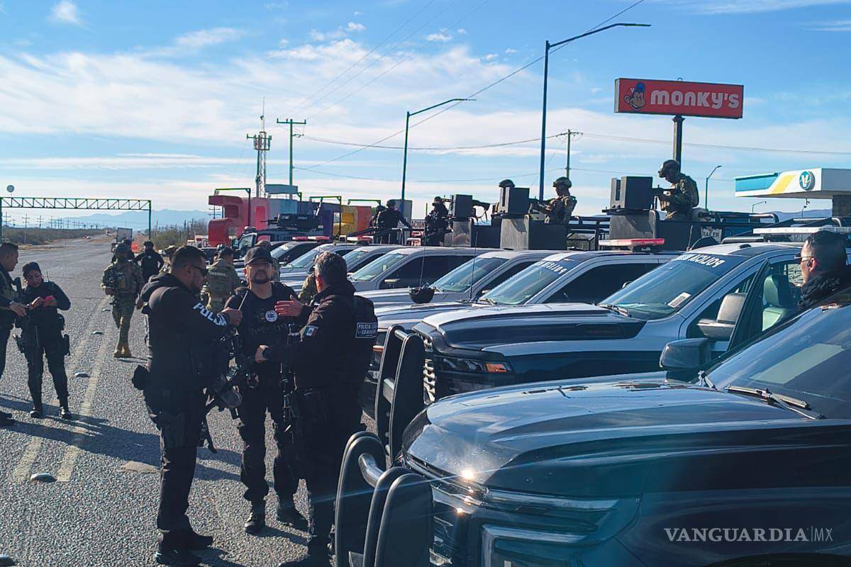 $!El Grupo Reacción Centro participa en recorridos de vigilancia en la franja fronteriza estatal.