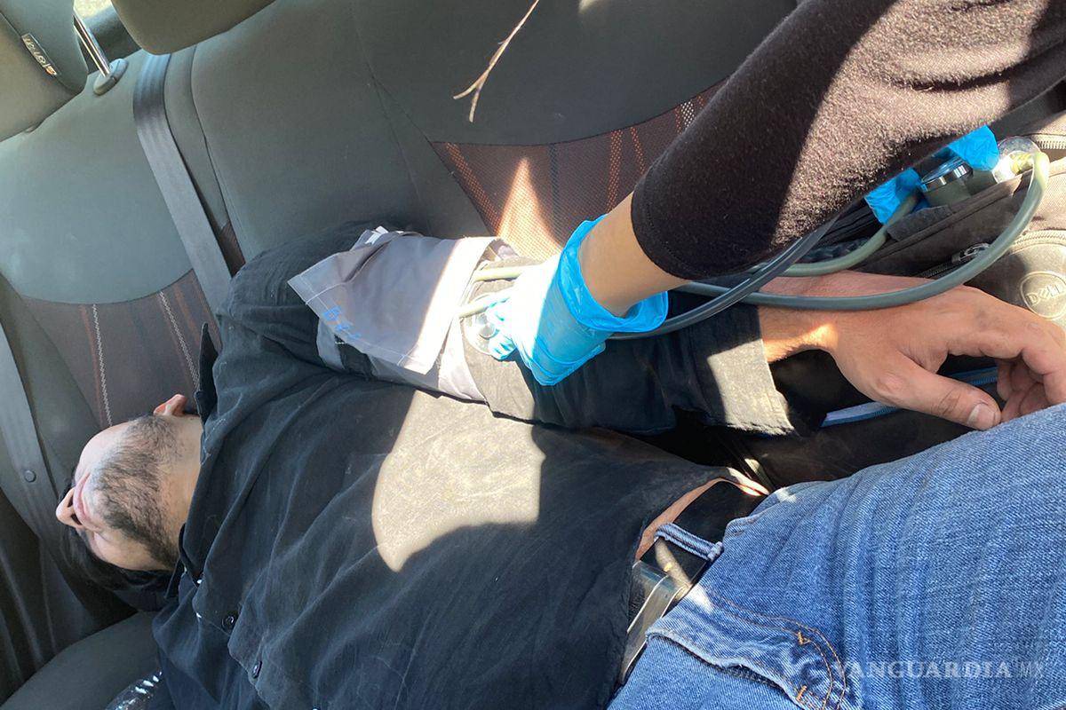 Accidente en carretera Saltillo-Monclova deja a motociclista lesionado