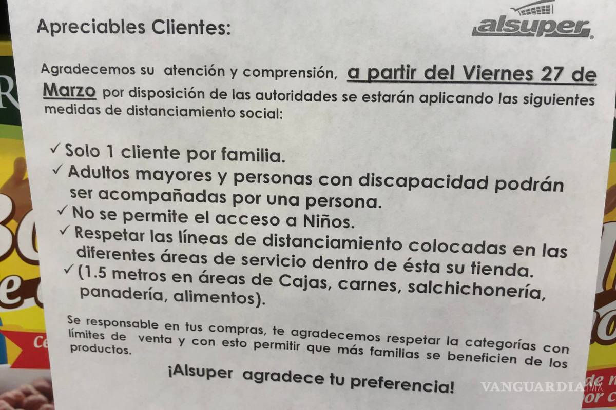 $!Así es hacer el súper en tiempos de coronavirus