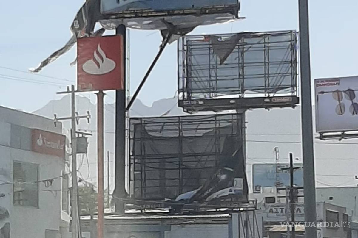 Fuertes vientos en Monterrey y su zona metropolitana dejan daños materiales