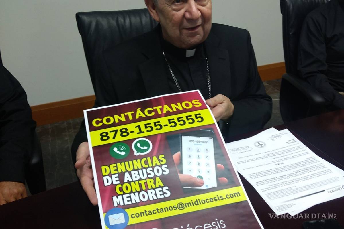 Lanzan campaña para denunciar abusos contra menores; Obispo de Piedras Negras asegura que parroquias se convertirán en lugar seguro