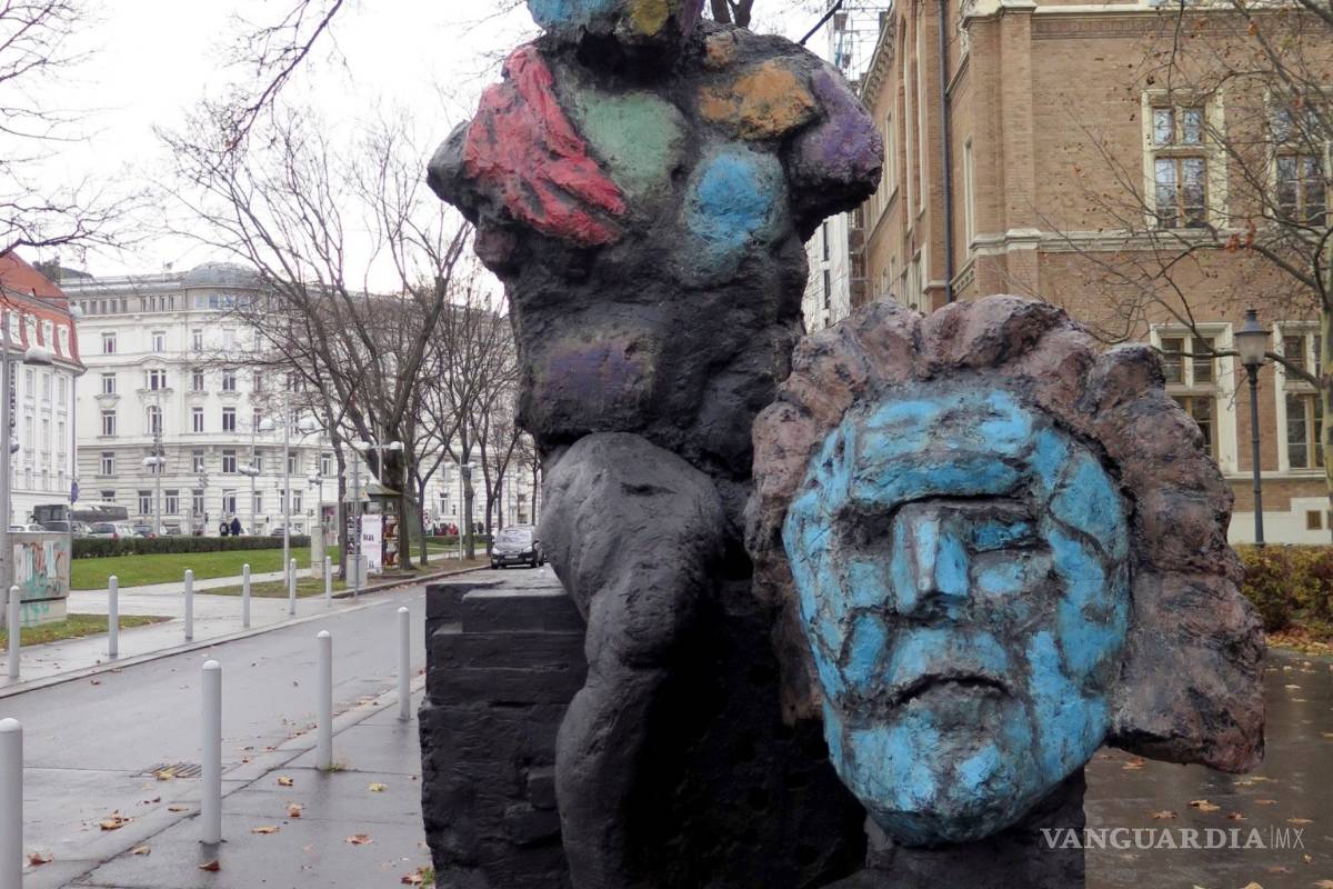 $!Inauguran en Viena una nueva estatua neoexpresionista de Beethoven