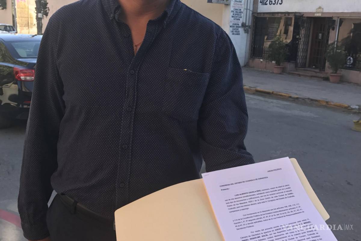 Ciudadano pide ante al Congreso de Coahuila juicio político contra Miguel Riquelme