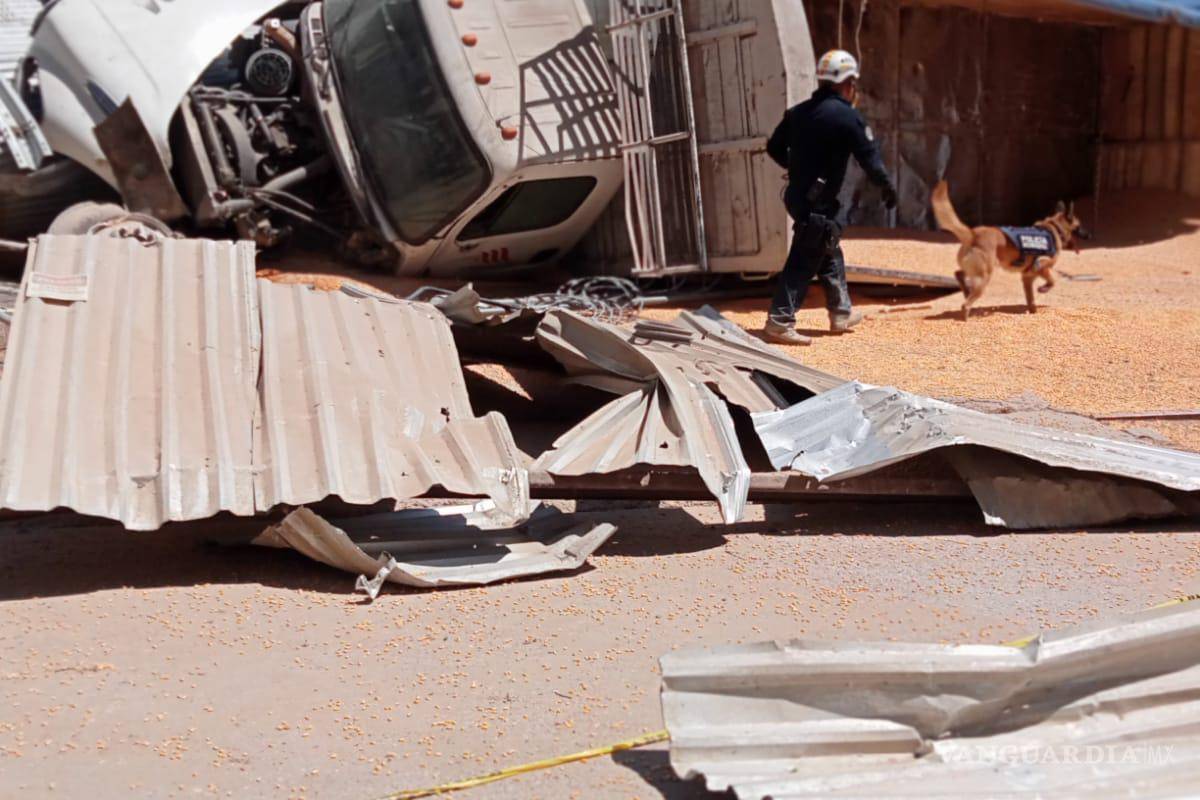 Derrumbe en silo de granos deja tres personas atrapadas; una no ha sido localizada