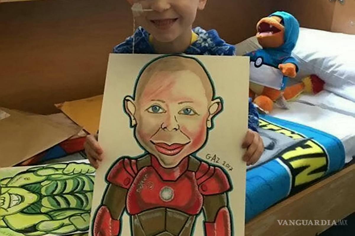 Niño de 7 años lucha contra el cáncer rodeado de increíbles obras de arte enviadas de todo el mundo