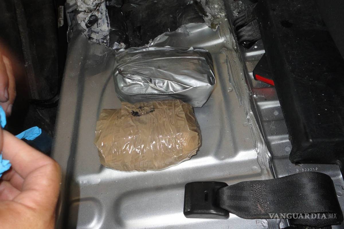 Decomisan en Eagle Pass cargamento de metanfetaminas que cruzó por Coahuila