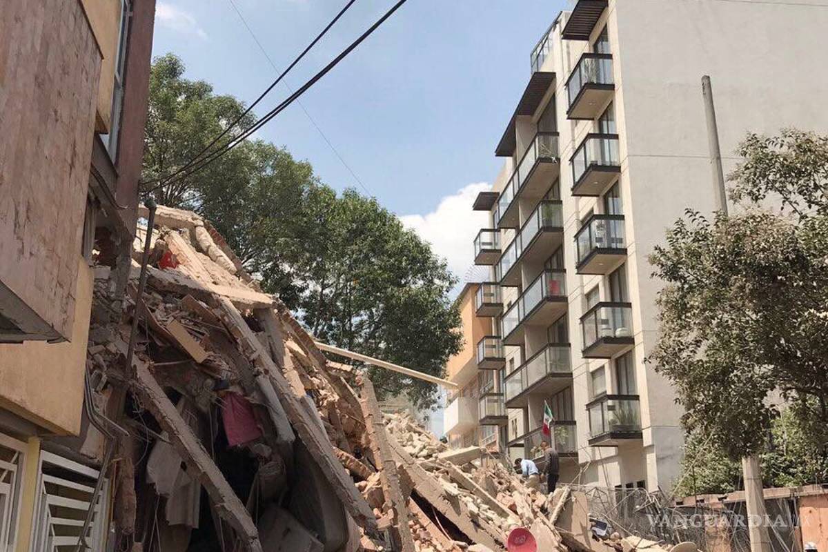 $!Fotos del desastre que dejó el sismo en la Ciudad de México